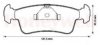 TEXTAR 2133615005 Brake Pad Set, disc brake